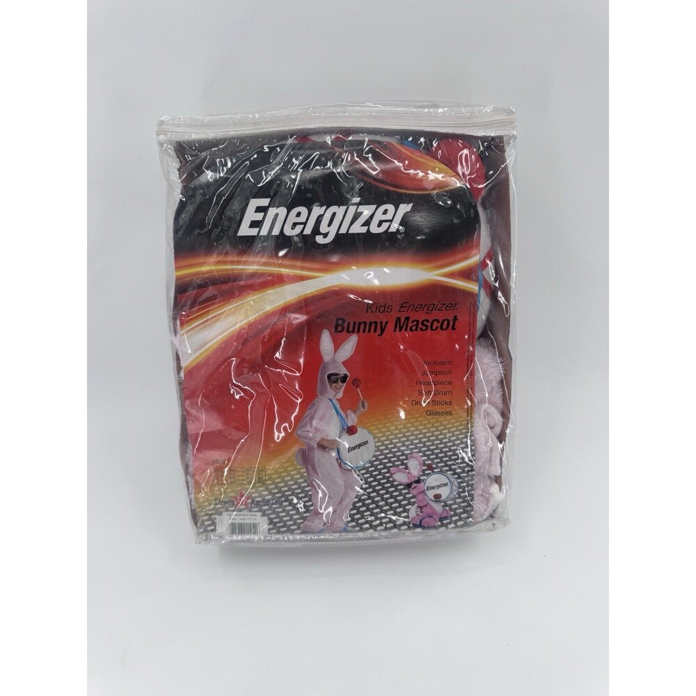 Energizer Bunny Mascot Costume Kids size 12-14 Complete Fast Shipping Halloween